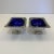 Vintage Ellis Barker English Silver Plate Cobalt Glass Salt Cellars - a Pair For Sale - Image 10 of 10
