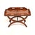 Hollywood Regency Burr Elm Butler's Tray Top Coffee Table, 1930s For Sale - Image 3 of 11