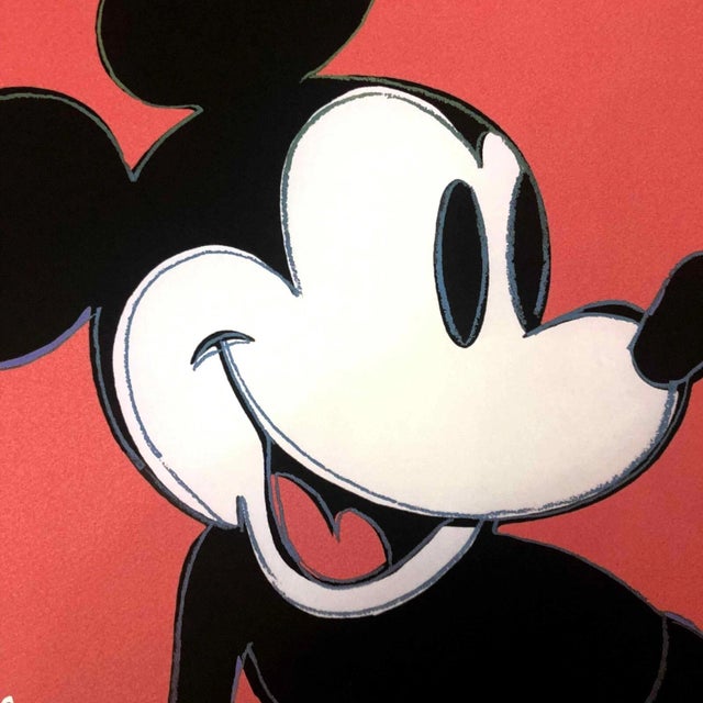 Lithograph "Mickey Mouse" Signed of the plate and numbered by hand Limited Edition of 500 pieces Each piece is...