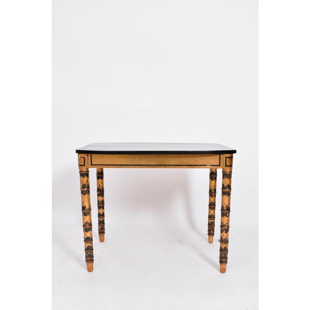 1920s Ebonised and Gold Painted Table, 1920s For Sale - Image 5 of 5