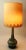 1970s Large Ceramic Asian Influence Lotus Form Table Lamp For Sale - Image 5 of 12