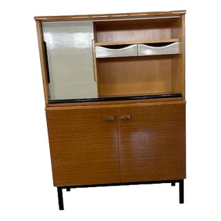 Vintage Model U-560 Closet with Sliding Doors and Drawers by Jiroutek, 1975 For Sale