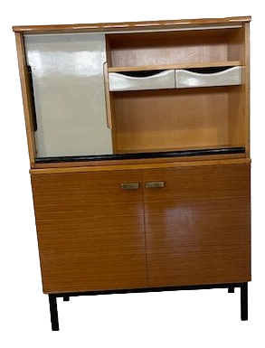 Vintage Model U-560 Closet with Sliding Doors and Drawers by Jiroutek, 1975