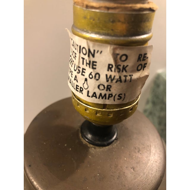 Vintage Copper Southwestern Table Lamp For Sale - Image 12 of 12
