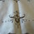 Art Deco Linen Tablecloth 32" X 33" , 10 Napkins C1930 Cream With Gray Trim Pristine For Sale - Image 14 of 18