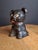 Hubley Manufacturing Company Rare Black Colorway Antique Hubley Cast Iron Fido Dog Still Bank 1904 Orig Paint For Sale - Image 4 of 18