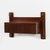 Mid-Century Wall-Mounted Console in Wood with Brass Details, Italy, 1960s For Sale - Image 11 of 11
