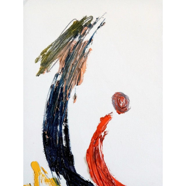 28.4" by 22.4" Contemporary Abstract Original Figurative Oil Painting by Diane Grant - Unique Piece For Sale - Image 6 of 10