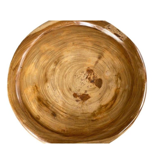 Brown Handcrafted Coffee Table by Delgo Ako For Sale - Image 11 of 11