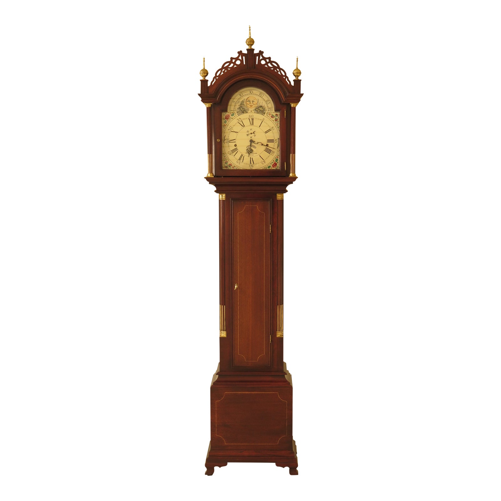 Sligh Aaron Willard Federal Mahogany Grandfather Clock Chairish
