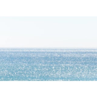 Contemporary Minimalist Blue Ocean Art Print, 45 X 30" Photography Print, Coastal Florida Art, Gulf Coast Seascape, "Sunlight on the Gulf" For Sale