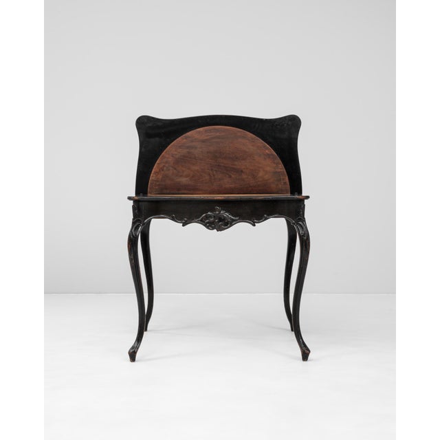 1880s French Wood Black Patinated Side Table For Sale - Image 18 of 18