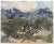 Vincent Van Gogh Vintage 1952 Post Impressionist Lithograph Print " Landscape With Olive Trees " 1889 For Sale - Image 10 of 10