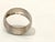 14 Karat White Gold Half Round Edge Wedding Band, Estate For Sale - Image 11 of 18