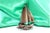 Silver Silver Sailboat with Three Articulated Sails For Sale - Image 8 of 8