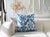 Traditional Blue Ikat Pillow Cover for Sale For Sale - Image 3 of 8