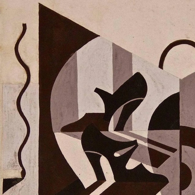 Vogue - Original Ink and Tempera by Fortunato Depero - 1929 ca. 1929 ca. For Sale - Image 4 of 5