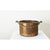 An antique French copper cooking pot with handle for suspending over the fire, dating to the second half of the 19th...