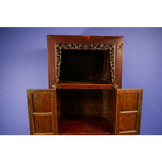 Mid 19th Century Chinese Scholars Cabinet For Sale - Image 4 of 5