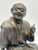 Late 19th Century Japanese Meiji Bronze Okimono Seated Pipe Smoker, Signed Toko, C. 1890 For Sale - Image 5 of 17