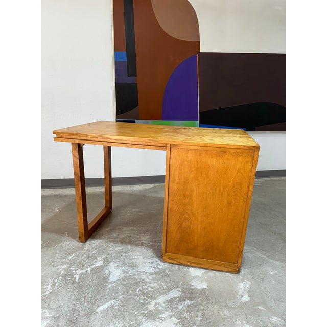 1950s 1950s Conant Ball Mid Century ModernMates Solid Birch Desk For Sale - Image 5 of 12