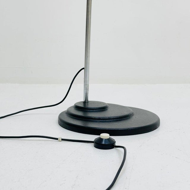 Large Mid-Century Space Age Italian Arched Floor Lamp, 1970s For Sale - Image 4 of 11