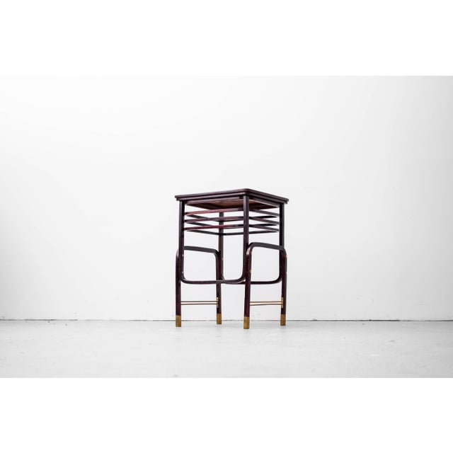 Small Antique Art Nouveau Table by Marcel Kammerer for Thonet, 1905 For Sale - Image 15 of 18