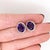 Add a little magic with these rich royal-purple Amethyst stud earrings, set in solid 14K Yellow Gold. Each earring centers...