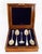 19th Century Boxed Fruit Spoons, Nutcrackers, Grape Scissors from Hukin & Heath, Set of 10 For Sale - Image 3 of 18