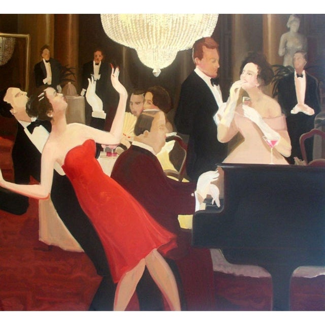 Marek Okrassa, A Ball, 2005, Oil on Canvas For Sale - Image 3 of 5