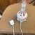 Victorian Bohemian Hand Painted Glass Lamp With Matching Finial For Sale - Image 3 of 3