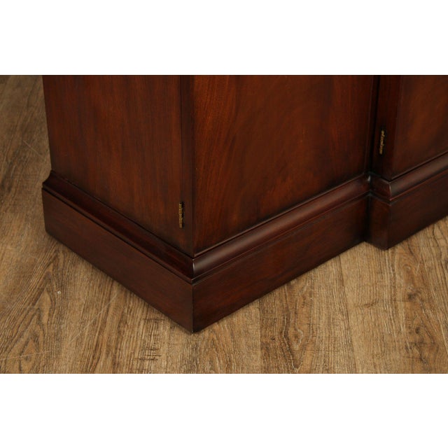 Henkel Harris Regency Style Mahogany Breakfront China Cabinet For Sale - Image 15 of 18