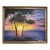 M Gordon Signed Oil Painting Tropical Sunset Seascape Ocean Landscape Framed For Sale