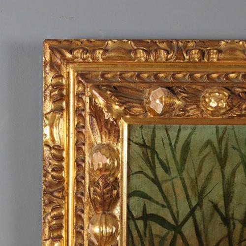 Brown Moses Entrusted to the Waters of the Nile, Oil on Canvas, Framed For Sale - Image 8 of 11