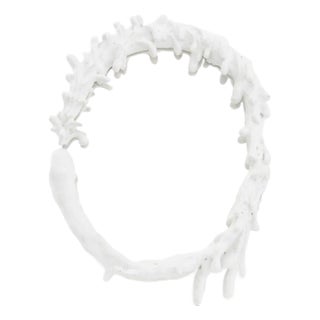 Alejandro Contreras Sculptural Ceramic Mirror For Sale