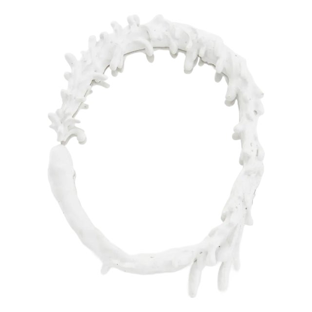 Alejandro Contreras Sculptural Ceramic Mirror For Sale