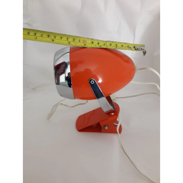 1970s Orange Italian Spotlight For Sale - Image 11 of 13