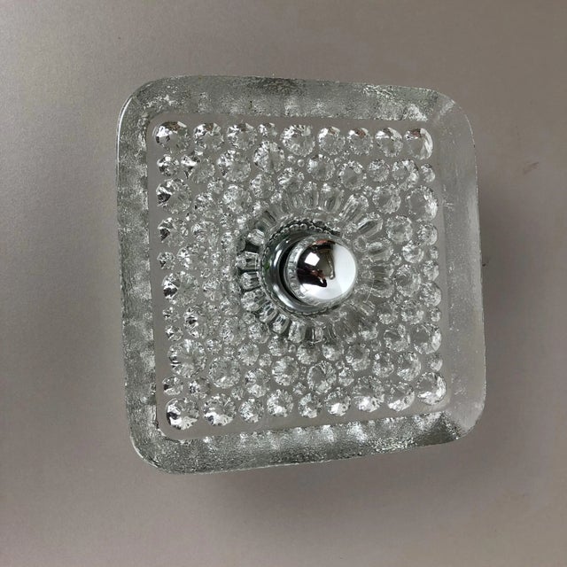 Large Vintage Glass Bubble Sconce from Peill & Putzler 1970s For Sale - Image 16 of 16