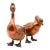 Vintage Pair of Large Copper Geese For Sale