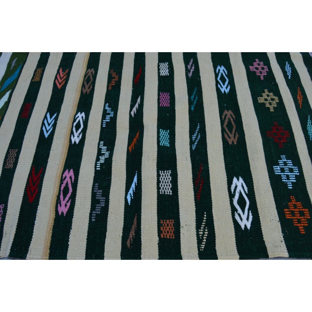 Late 20th Century Moroccan Rug- 4'10'' X 3'1'' For Sale - Image 4 of 5