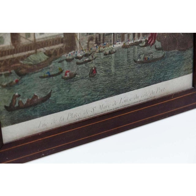 Jacques Chereu, Venice, 18th Century, Color Lithograph For Sale - Image 7 of 9
