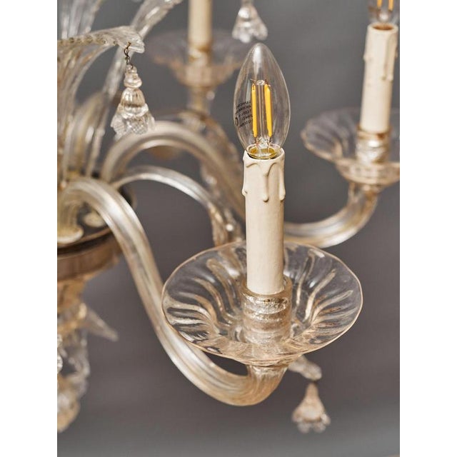 Venetian 2-Tier Chandelier with 9 Bulbs For Sale - Image 14 of 14