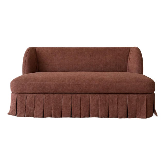 Dresden Banquette Sofa – Slip Covered For Sale