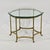 Brass 1980s Lebarge Style Brass and Glass Side Table For Sale - Image 8 of 8