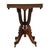 Late 19th Century Antique Eastlake Carved Walnut Square Marble Top Table C1890 For Sale - Image 5 of 11