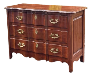 Harden Solid Cherry French Three Drawer Commode / Dresser