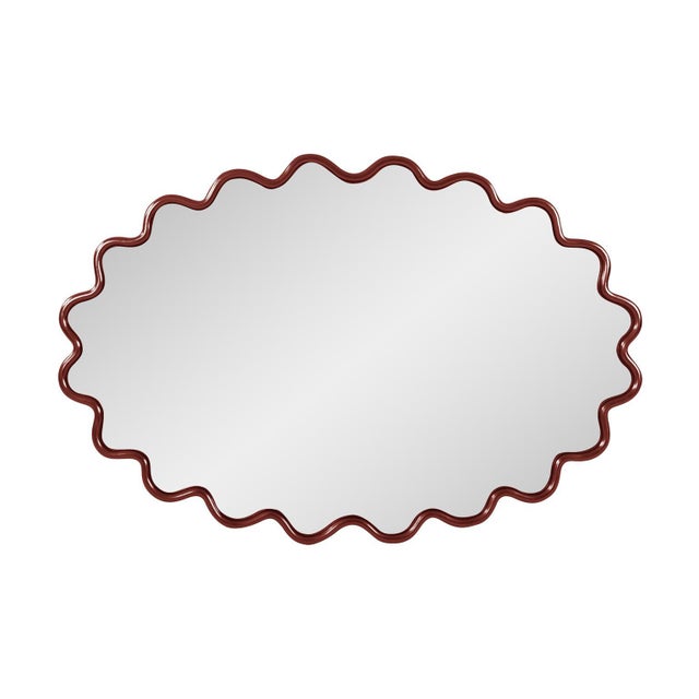 Cloud Mirror Burgundy For Sale In Chicago - Image 6 of 11