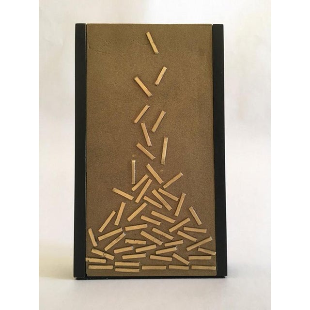 Vintage Italian Bronze Abstract Sculpture by Beppe Bonetti, 1990 For Sale - Image 12 of 18