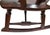 Antique Dutch 19th C Carved & Marquetry Inlaid Rocking Chair + Needlepoint Pillow For Sale - Image 16 of 18