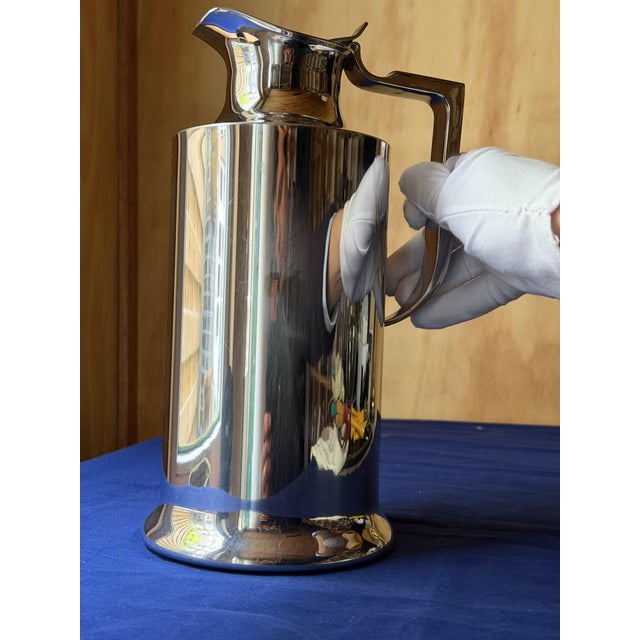 Large Vintage Stainless Steel Pitcher, 1989 For Sale - Image 4 of 15